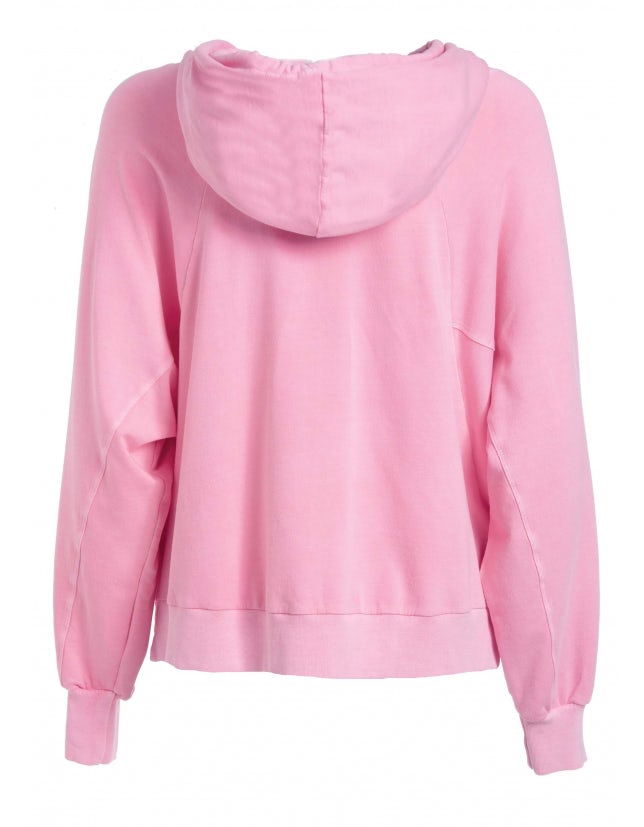 Carica immagine in Galleria Viewer, FELPA CON ZIP E CAPPUCCIO ECO-WEAR