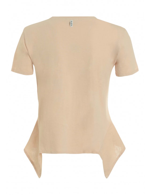 Carica immagine in Galleria Viewer, T-SHIRT INSERTI IN LINO DEHA