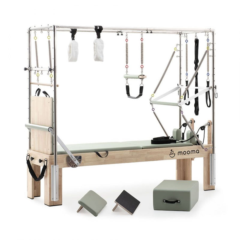 Carica immagine in Galleria Viewer, Lettino Reformer Cadillac Mooma in Legno e Acciaio –
