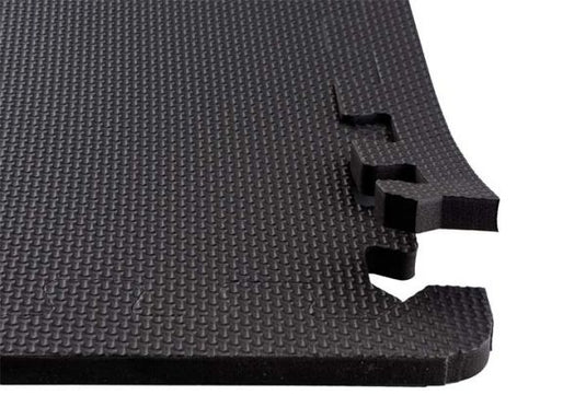Set Tappetini Componibili Nero, dim 62x62x1,2 cm