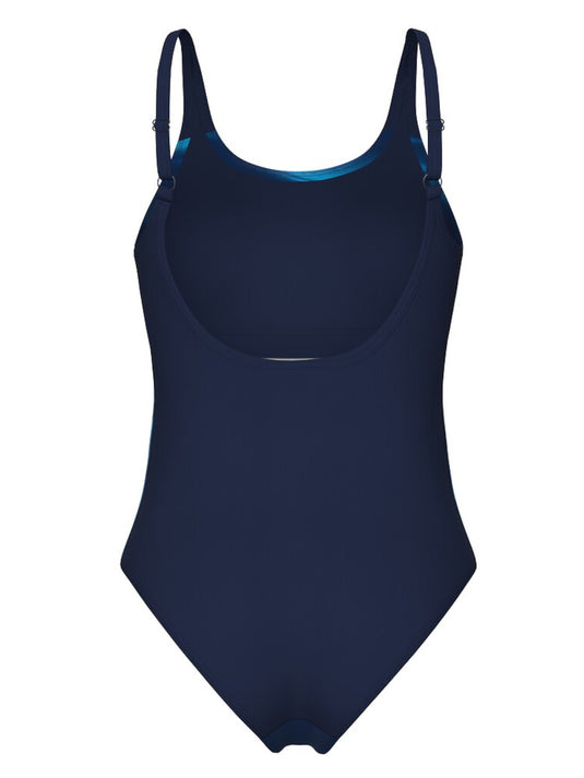 Costume intero Arena blu da donna Glow Swimsuit 010258