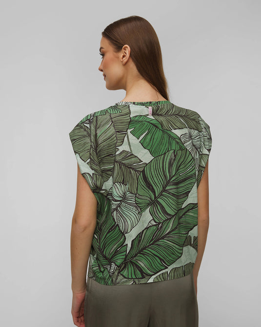 T-shirt a foglie