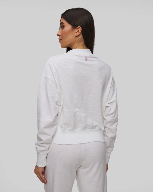 Felpa zip intera corta