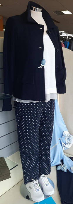 Pantalone donna a pois