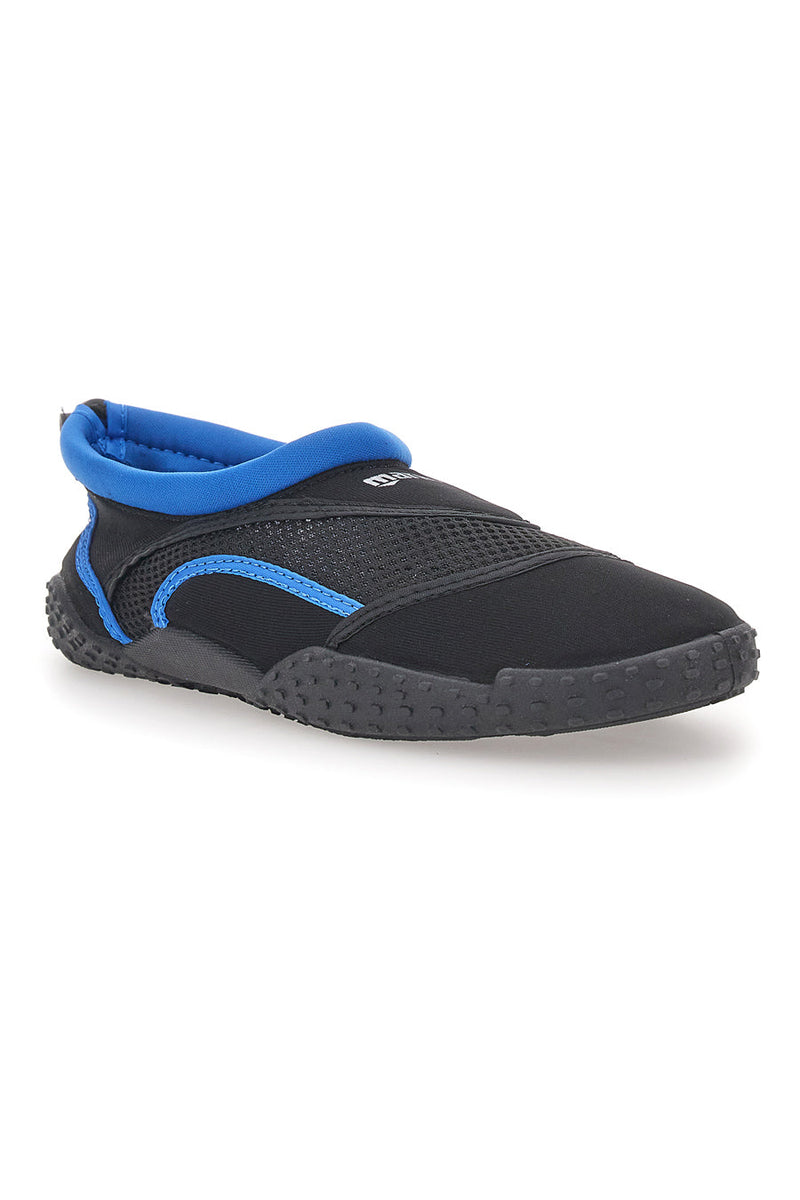 Carica immagine in Galleria Viewer, Scarpe da scoglio JR nere con bordo blu Mares Acquatic
