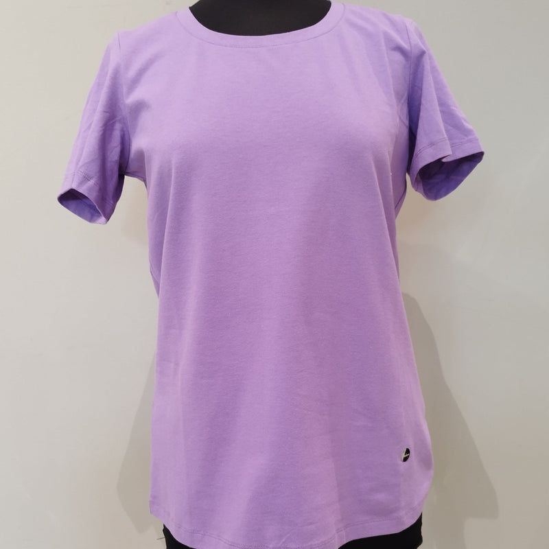 Carica immagine in Galleria Viewer, T-SHIRT DONNA MANICA CORTA FUXIA O LILLA
