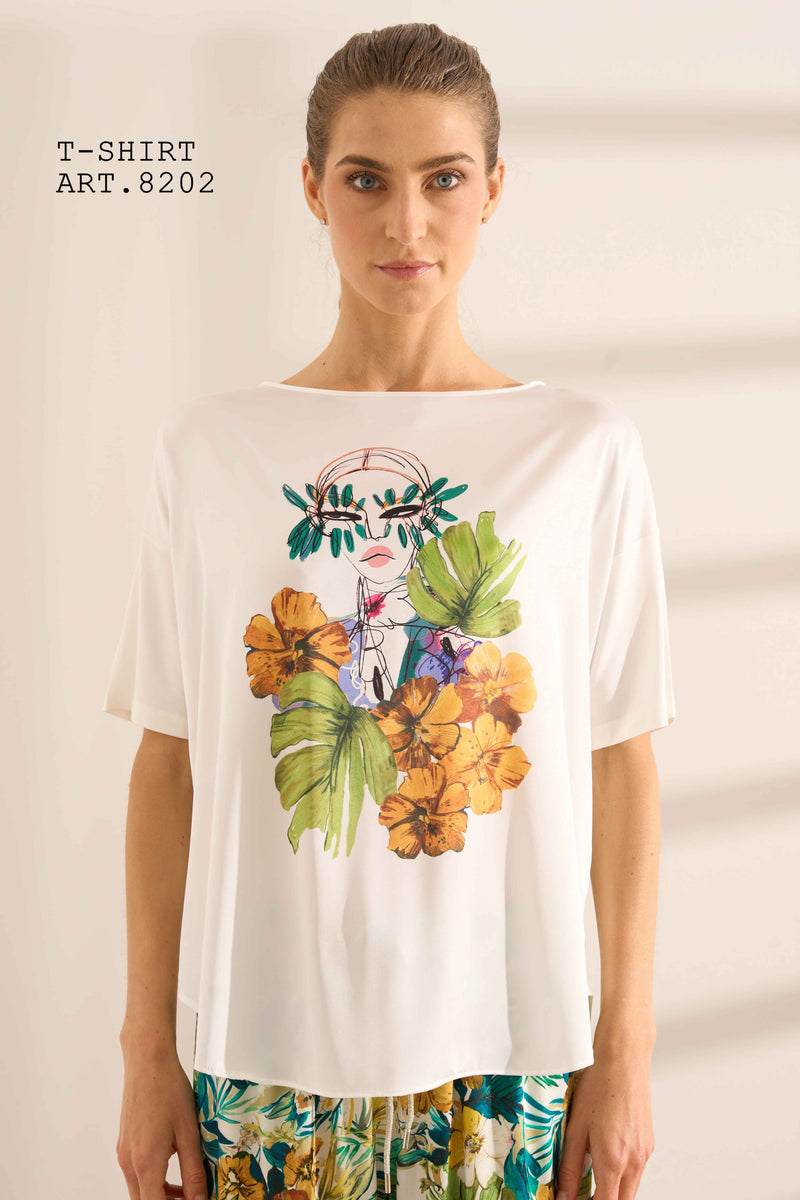 Carica immagine in Galleria Viewer, T-SHIRT BARBADOS CON STAMPA
