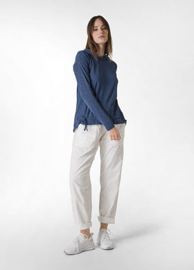 PANTALONE IN VELLUTO CON COULISSE