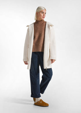 PANTALONE IN VELLUTO CON COULISSE BLU DEHA