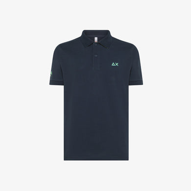 POLO UOMO SUN68 LOGO BEACH S/S