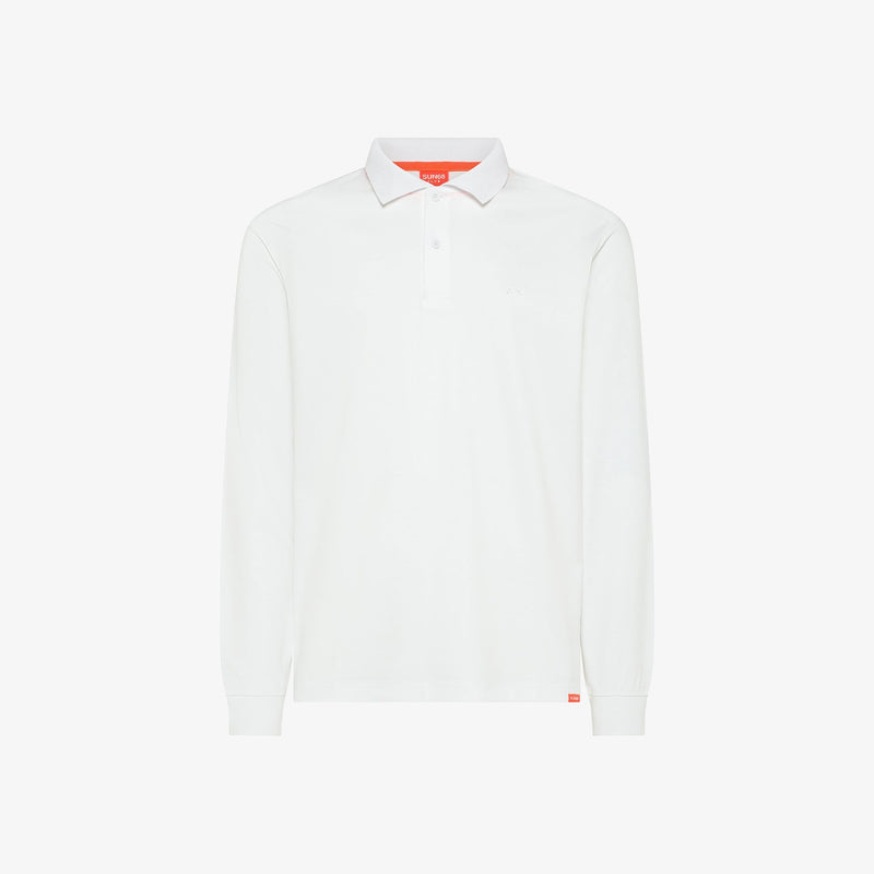 Carica immagine in Galleria Viewer, Polo in jersey con maniche lunghe

