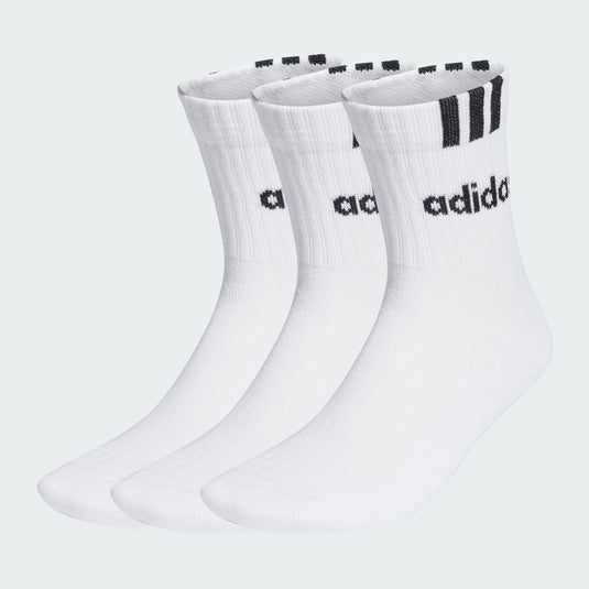 Calze 3-Stripes Linear Half-Crew Cushioned (3 paia)