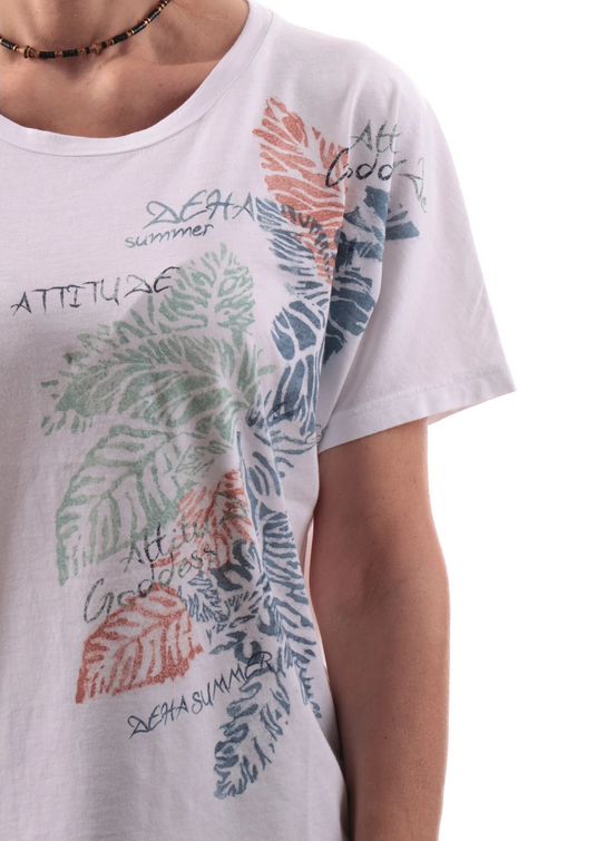 T-shirt cotone fantasia