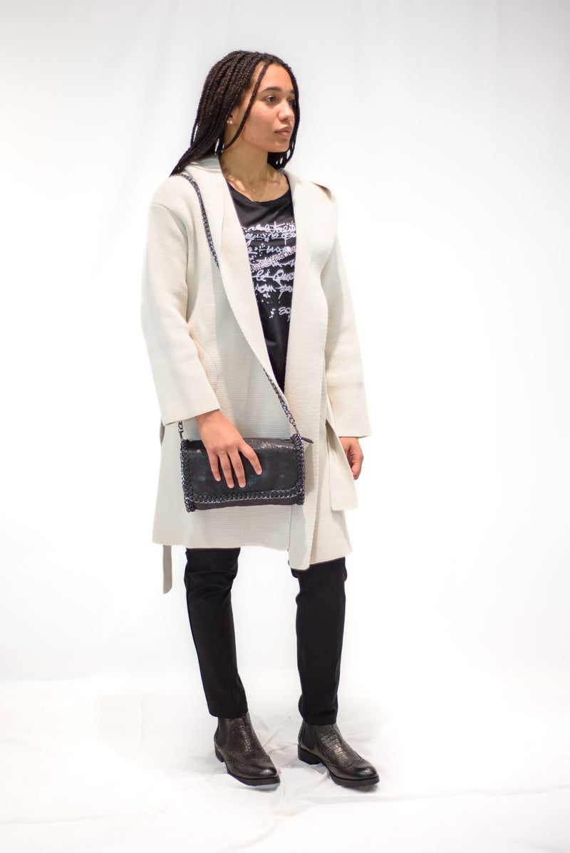 Carica immagine in Galleria Viewer, Cappottino Tricot con cappuccio
