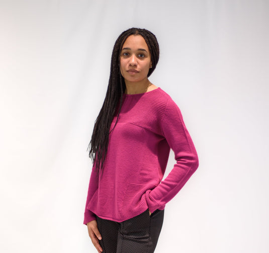 Maglia lana girocollo
