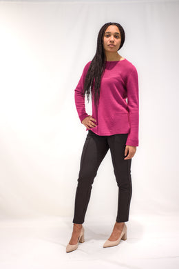 Maglia lana girocollo