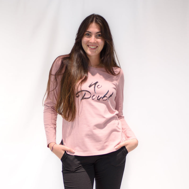 Carica immagine in Galleria Viewer, T-shirt manica lunga girocollo
