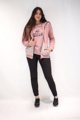 Tuta ciniglia full zip