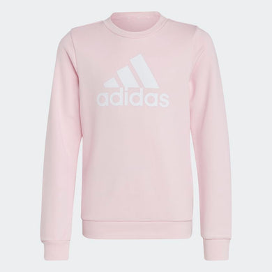 FELPA ESSENTIALS IN COTONE CON LOGO GRANDE bambina