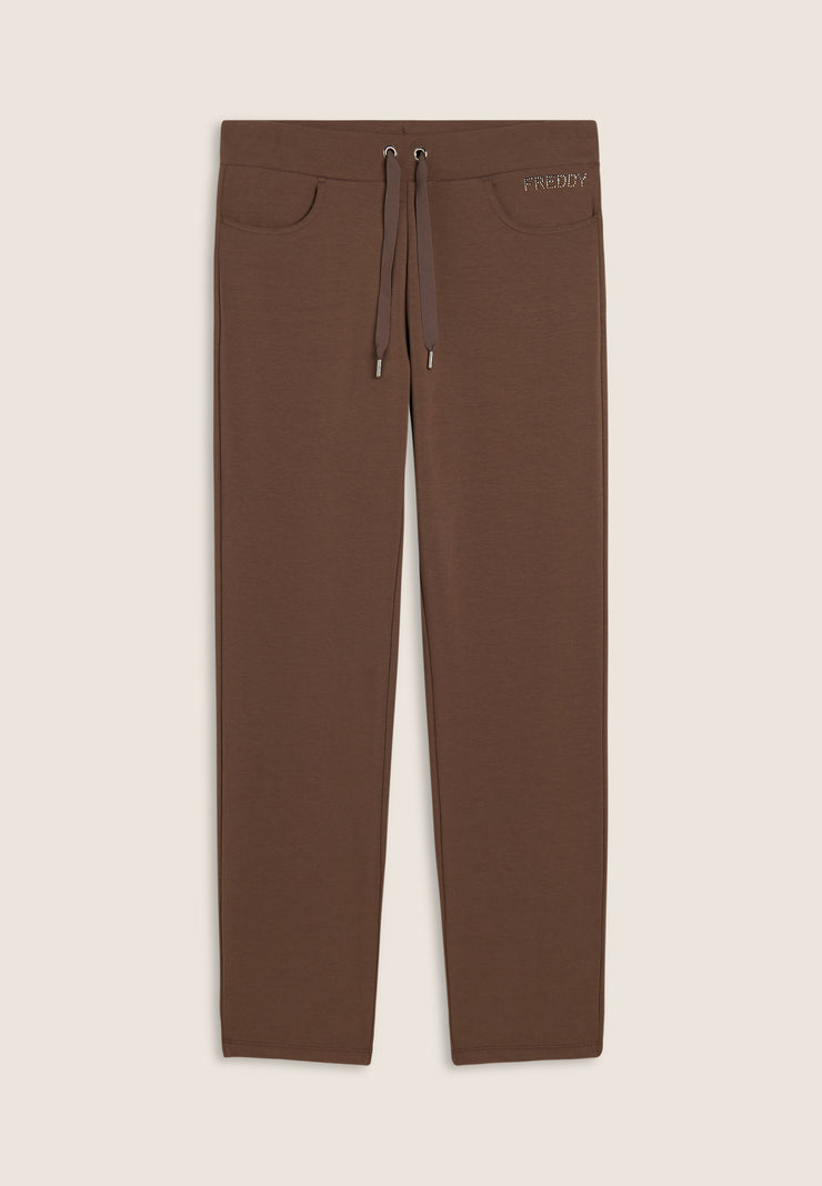 Carica immagine in Galleria Viewer, Pantaloni sportivi da donna con tasche interne e strass
