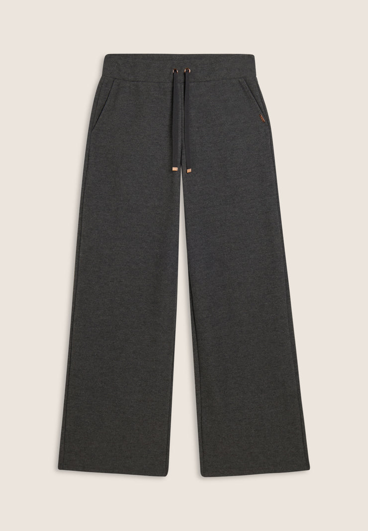 Carica immagine in Galleria Viewer, Pantaloni donna wide leg effetto tricot
