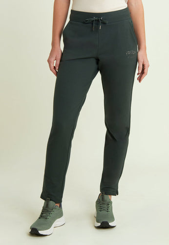 Pantaloni con spacchi laterali sul fondo