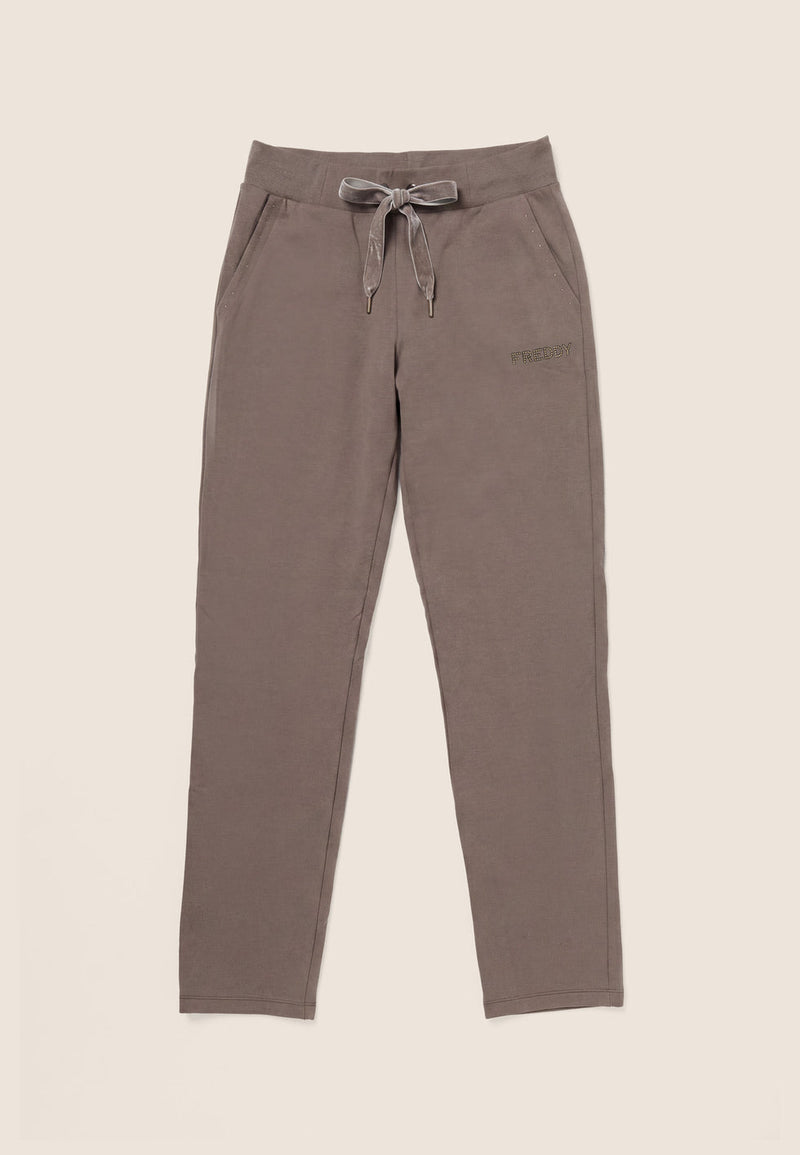 Carica immagine in Galleria Viewer, Pantaloni Sportivi da Donna, Borchie su Tasche e Logo
