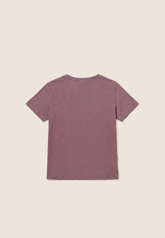 T-shirt Regular Donna con Logo Decorato da Borchie
