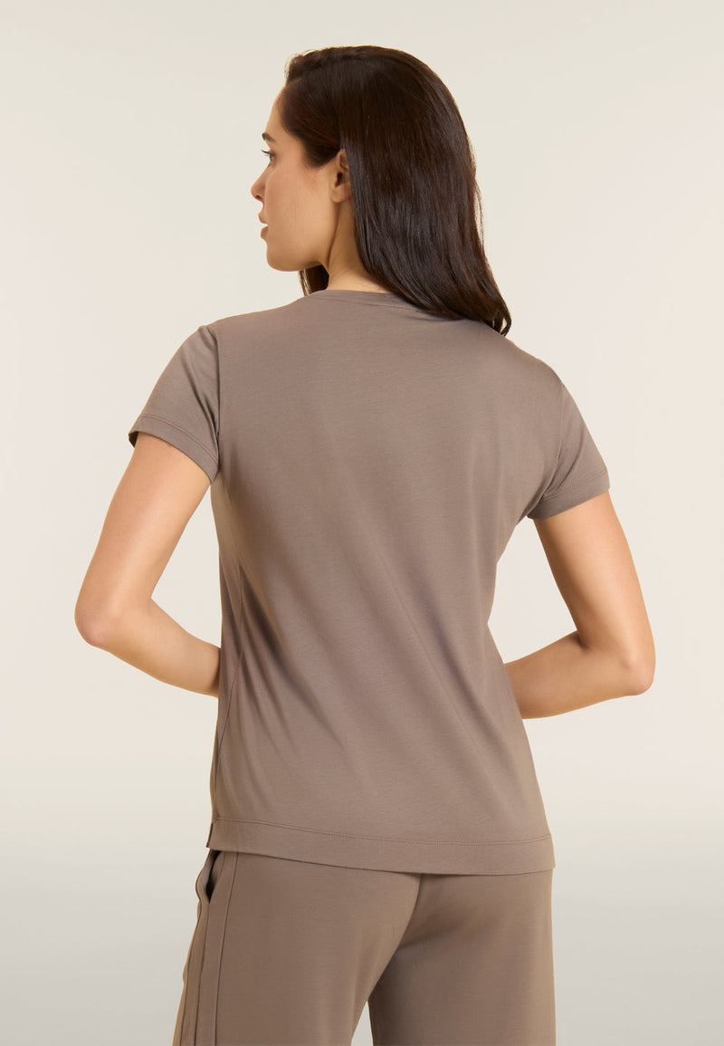 Carica immagine in Galleria Viewer, T-SHIRT Stampa Oro e Borchie
