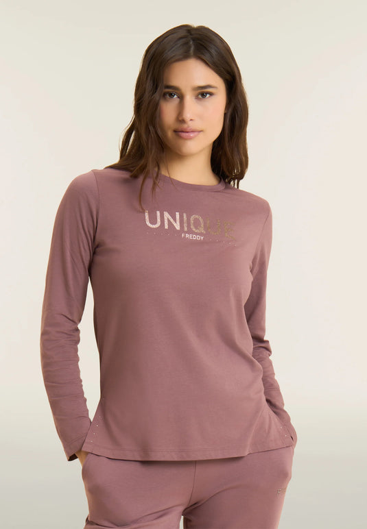 T-shirt Manica Lunga Unique da Donna