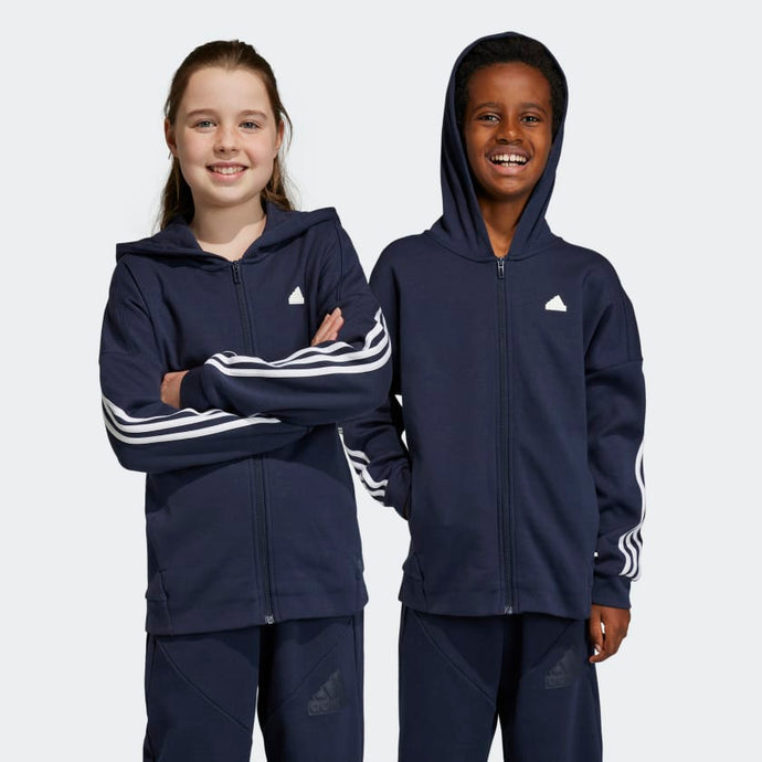 Felpa con cappuccio e zip intera Future Icons 3-Stripes
