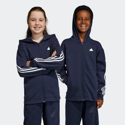 Felpa con cappuccio e zip intera Future Icons 3-Stripes