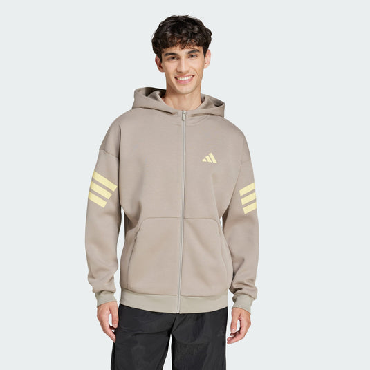 Felpa con cappuccio e zip intera Future Icons 3-Stripes