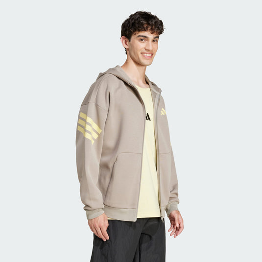 Felpa con cappuccio e zip intera Future Icons 3-Stripes