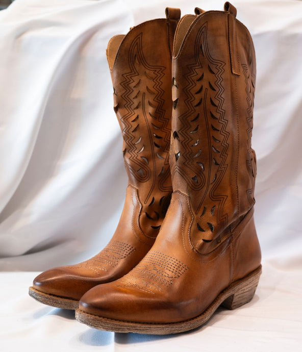 STIVALE TEXANO IN PELLE