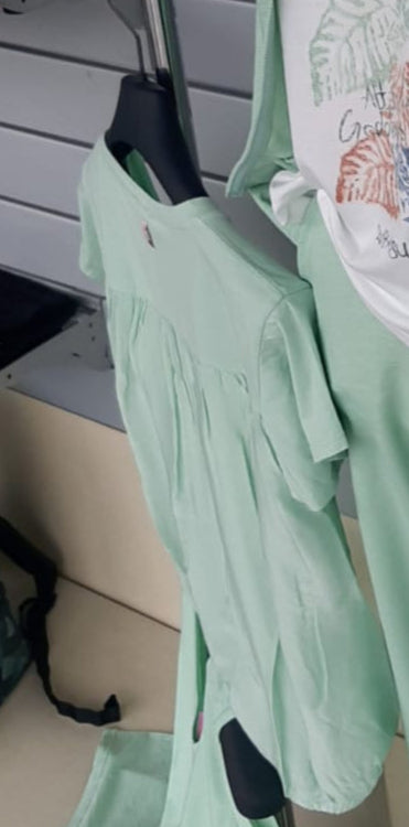 T-shirt cotone e seta