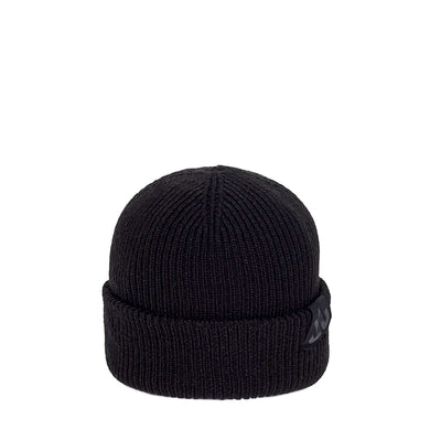 Berretto unisex in maglia a coste inglese con applicazione logo JAIL JAM