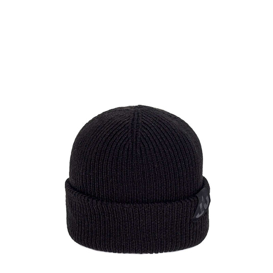 Berretto unisex in maglia a coste inglese con applicazione logo JAIL JAM