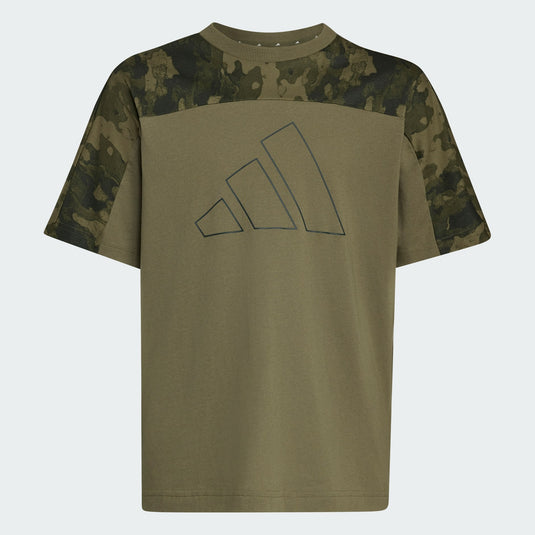 T-shirt in cotone mimetica Juniors