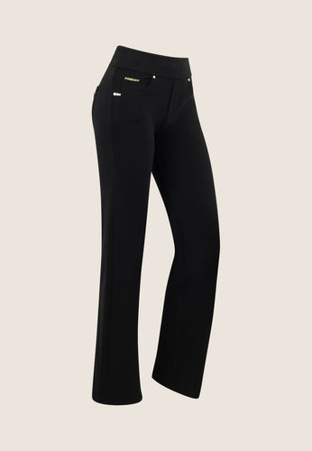 Pantaloni Wide Leg Vita Media in jersey organic
