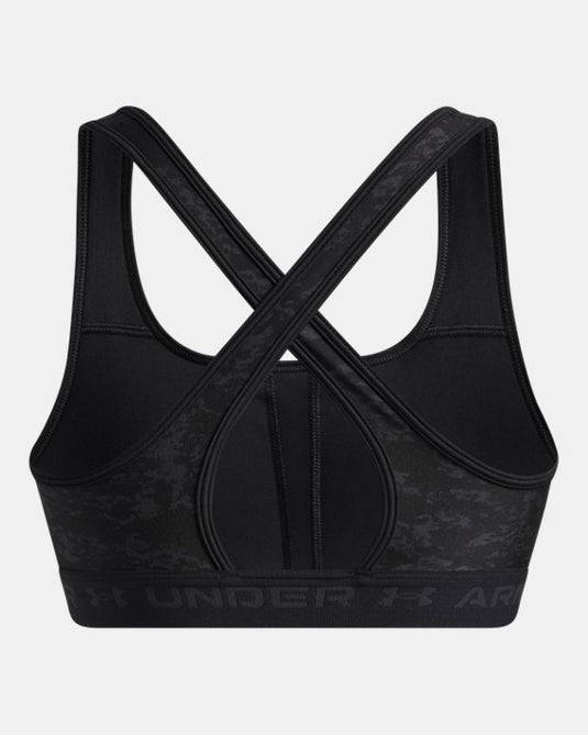 Reggiseno sportivo da donna Mid Crossback Printed