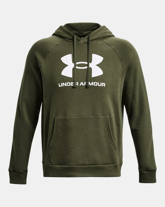 Felpa con cappuccio UA Rival Fleece Logo da uomo