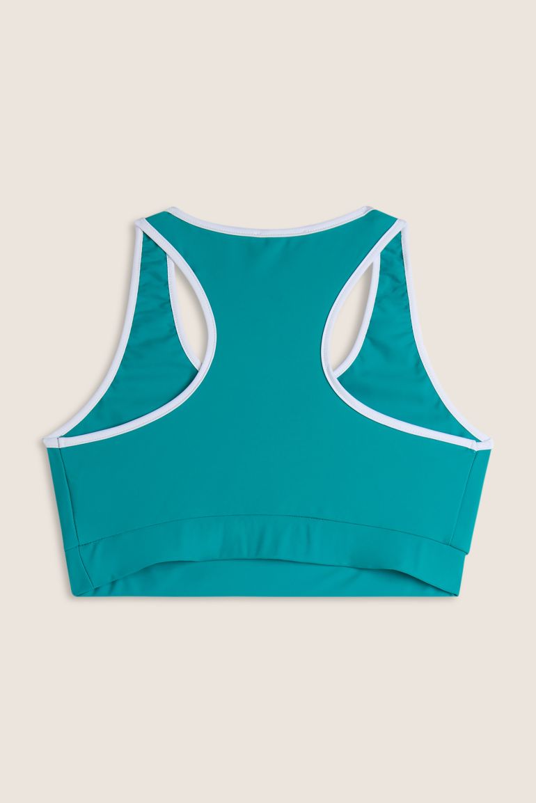 Carica immagine in Galleria Viewer, Reggiseno Sportivo con Supporto Medio e bordature a contrasto
