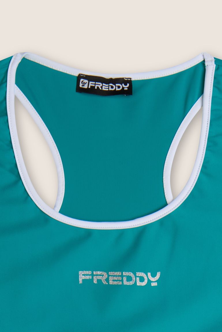 Carica immagine in Galleria Viewer, Reggiseno Sportivo con Supporto Medio e bordature a contrasto

