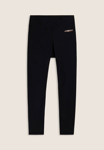 Leggings sportivi skinny 7/8 a vita alta con tasca interna