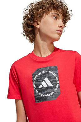 adidas t-shirt in cotone per bambini