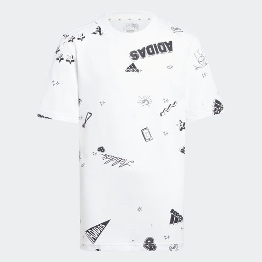 T-SHIRT ADIDAS PER BAMBINI A MANICHE CORTE