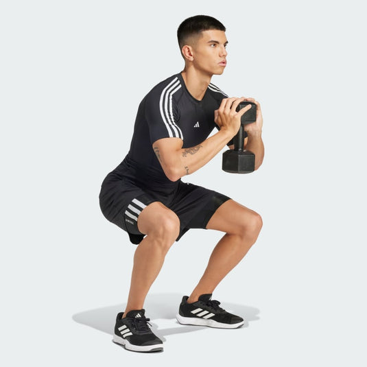 T-shirt da allenamento TECHFIT Compression 3-Stripes