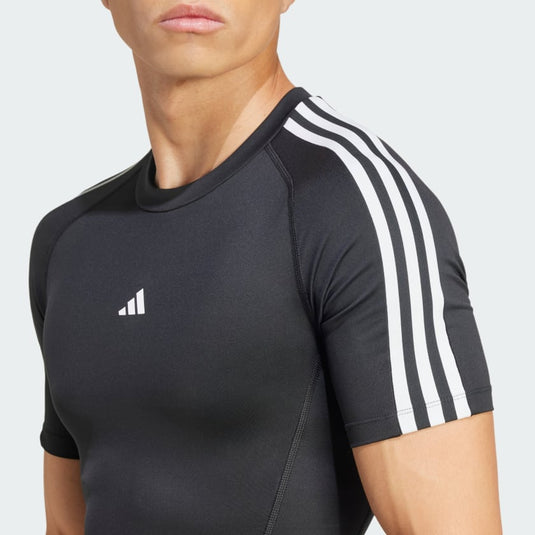 T-shirt da allenamento TECHFIT Compression 3-Stripes