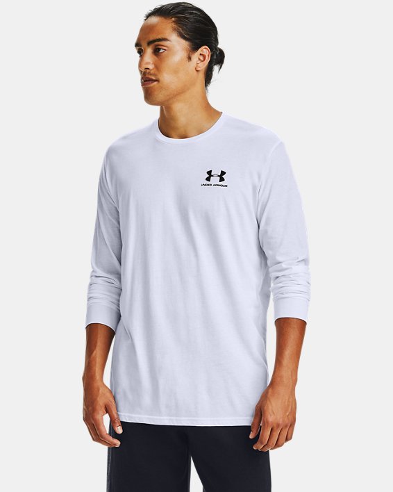 Carica immagine in Galleria Viewer, T-SHIRT a manica lunga UA Sportstyle Left Chest da uomo

